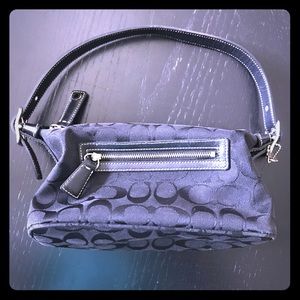 Small black coach purse